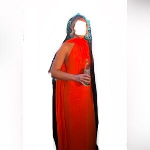 Cris Serra Gala Dress - Orange